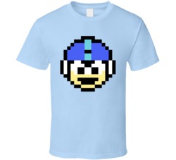 Cool Classic Nintendo Game Megaman Life Free man Video Game T Shirt