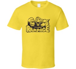Cool Classic Arcade Rampage Video Game  T Shirt