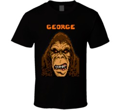 Cool Classic Arcade Rampage Character George Video Game T Shirt