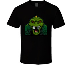 Cool Classic Arcade Rampage Character Lizzie Video Game 2 T Shirt