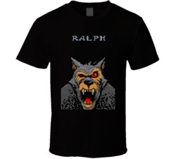 Cool Classic Arcade Rampage Character Ralph Video Game  T Shirt