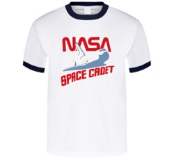 Cool NASA Space Cadet Retro  T Shirt