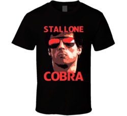 Cool Cult Classic Movie Cobra 80's Movie  T Shirt