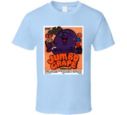 Cool Classic Jumbo Grape Gum Package Retro  T Shirt