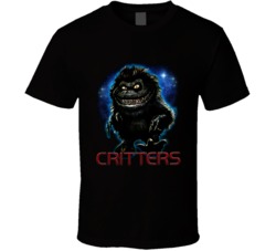 Cool Classic 80's Movie Critters Movie Poster  T Shirt