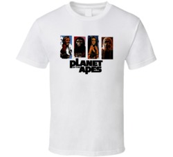 Cool Retro 70's Movie Original Planet of the Apes Movie T Shirt