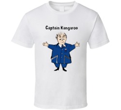 Cool Classic TV Show Captain Kangaroo Cartoon Caricature  T Shirt