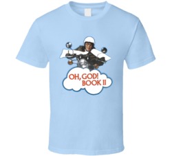 Cool Retro Oh God Book II George Burns 80's Movie T Shirt