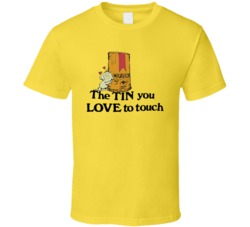 Cool Retro MICHELOB BEER TIN YOU LOVE TO TOUCH Beer  T Shirt