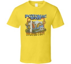 Retro 70's Cool Potomac River Monster  T Shirt