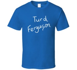 Cool Funny Celebrity Jeopardy Turd Ferguson TV Show T Shirt