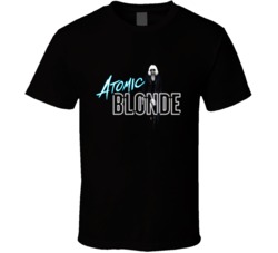 Cool Charlize Theron Atomic Blonde Movie Poster   T Shirt