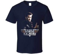 Cool Classic Movie Top Gun Goose is My Wingman  T Shirt