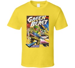 Cool Retro Green Beret Video Game Cover Art ZX Spectrum Video Game T S