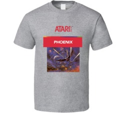 Cool Retro Phoenix Atari 2600 Video Game   T Shirt