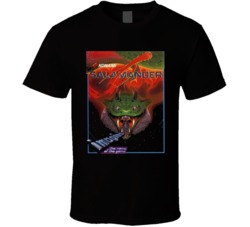 Cool Retro Salamander VFX Spectrum Box Cover Art Video Game T Shirt