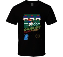 Cool Retro Nintendo Video Game 10 Yard Fight Box Cover Art Video Game 