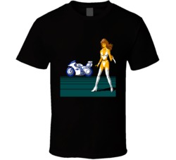 Classic Retro Video Game Mach Rider Final Level Character Nintendo Vid