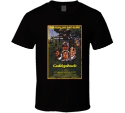 Cool Cult Classic 80's Caddyshack Bill Murray Movie Distressed Po