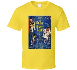 Cool Cult Classic 80's Do The Right Thing Spike Lee Distressed Po