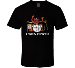Cool Retro 70's Penn State Animal Muppets Distressed T Shirt