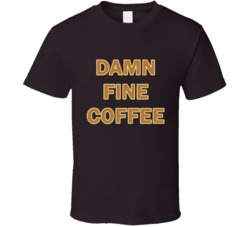 Cool Damn Fine Coffee Lindelof Comic Con T Shirt