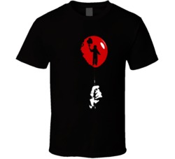 Cool Stephen King Balloon Silhouette IT Movie T Shirt