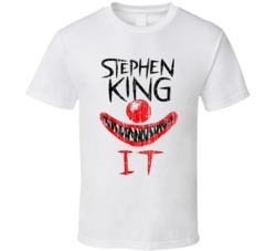 Cool Stephen King IT Movie Distressed  T Shirt