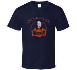 Cool Retro Movie Rocky Mickey Women Weaken Legs  T Shirt