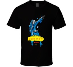 Cool Retro Video Game Wizard of Wor Arcade Cabinet Art  T Shirt