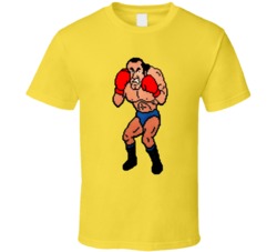 Cool Retro Nintendo Game Mike Tyson Punchout Super Macho Man  T Shirt