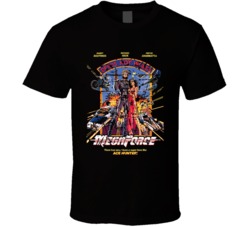 Cool Retro 80's Megaforce Movie Distressed  T Shirt