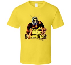 Cool Robot Monster Retro Movie Science Fiction  T Shirt