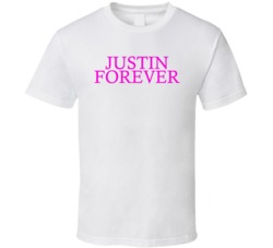Cool Emma Roberts Justin Forever Funny Music Pink T Shirt