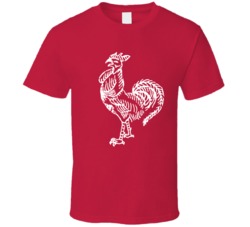 Cool Sriracha Hot Chili Sauce Rooster Distressed   T Shirt