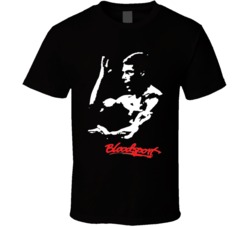 Cool 80's Movie Bloodsport Van Damme Frank Dux    T Shirt