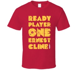 Cool Ready Player One Book Cover Distressed  T Shirt