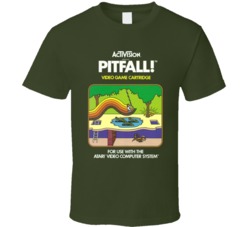 Cool Pitfall Video Game Atari   T Shirt