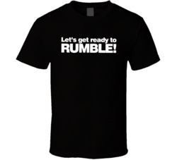 Cool Let's Get Ready to Rumble Boxing  T Shirt