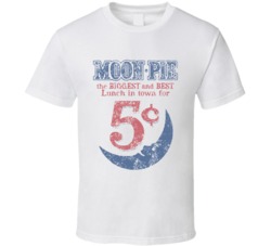 Cool Retro Lunch Snack Moon Pie  T Shirt