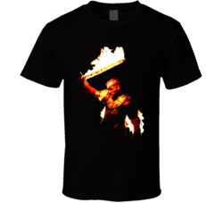 Cool Game of Thrones Beric Dondarrion Flaming Sword  T Shirt