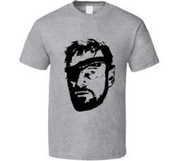 Cool Game of Thrones Beric Dondarrion Big Head Silhouette T Shirt