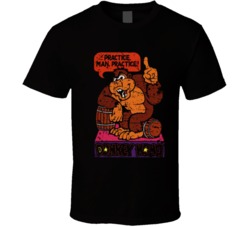 Cool Retro Arcade Nintendo Donkey Kong Sticker Distressed T Shirt
