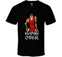 Cool Retro Arcade Game Dragon's Lair Game Over  T Shirt