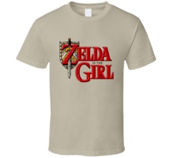 Cool Zelda Video Game Zelda is a Girl T Shirt