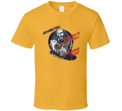 Cool Jethro Tull Too Old To Rock & Roll  Retro Distressed  T Shirt