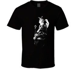 Cool Stevie Ray Vaughan On Stage Rock Guitarist  T Shirt