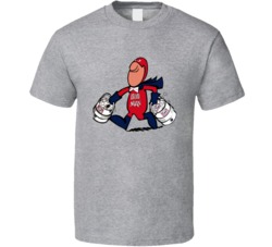 Cool Retro Bud Man Beer Mascot 3 T Shirt