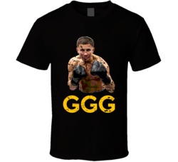Cool Gennady Golovkin GGG Distressed Boxing T Shirt