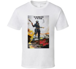 Cool 80's Cult Classic Mad Max Road Warrior Retro Movie Poster  T
